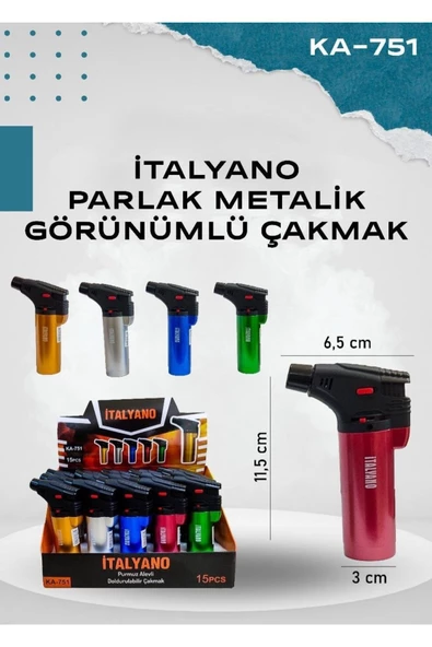 Doldurulabilir Pürmüz Alevli Çakmak - Resim 2