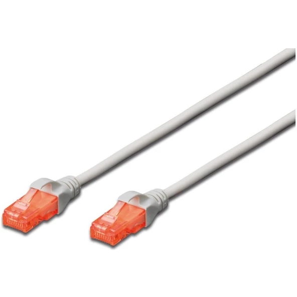 DIGITUS 10m CAT6 Utp DK-1617-100/B Gri Patch Kablo ürün görseli 1