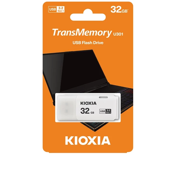 KIOXIA 32GB Transmemory U301 LU301W032GG4 USB 3.2 BELLEK ürün görseli 1