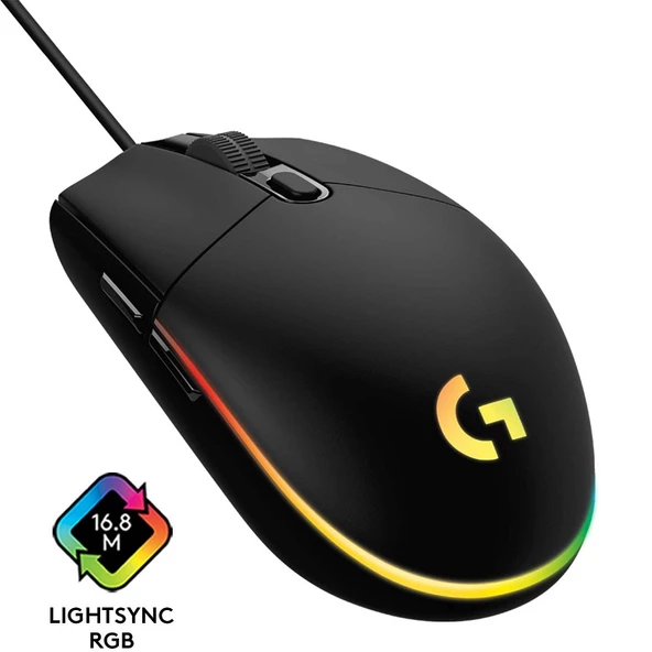 LOGITECH G G102 LIGHTSYNC 8000-DPI RGB OYUNCU MOUSE 910-005823 - Resim 5