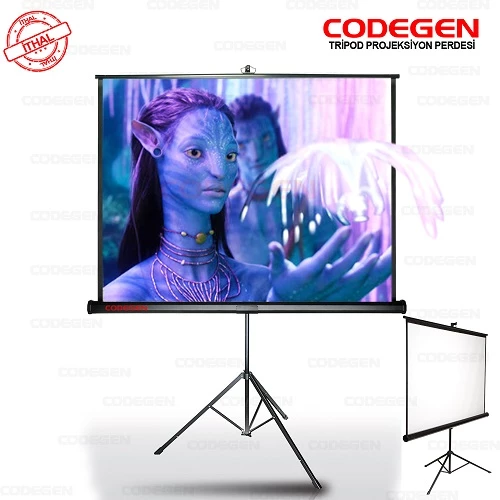 CODEGEN TX18 180x180 Ayaklı Projeksiyon Perdesi ürün görseli 1