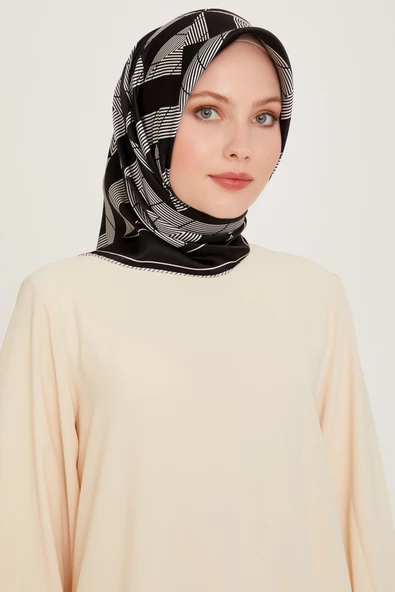 YENİ SEZON - 2024 SONBAHAR KIŞ - DJ SAF İPEK EŞARP 9255D (S)  ( SURA)- 03684 ürün görseli 1