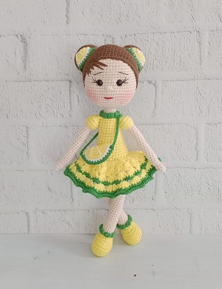 Lemon Baby Amigurumi Organik Oyuncak ürün görseli 1