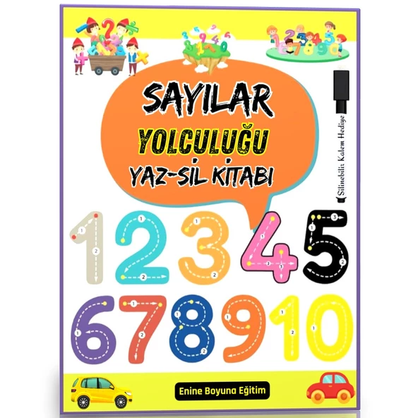 Sayılar Yolculuğu YAZ-SİL Kitabı ürün görseli 1