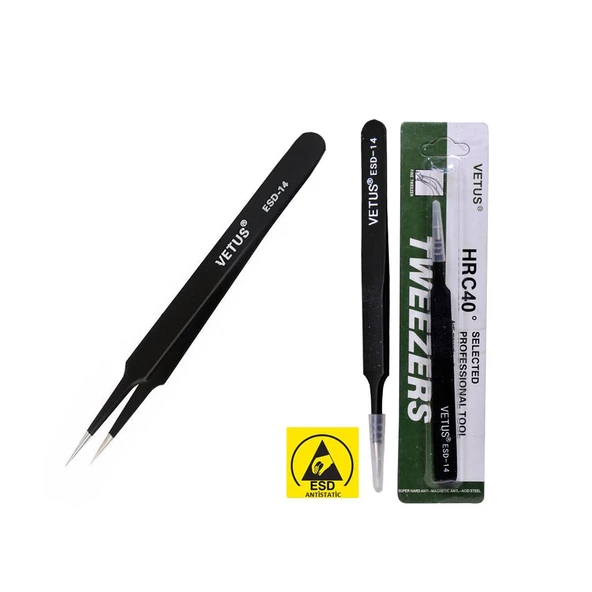 CIMBIZ DÜZ ANTİSTATİK 130MM POLAXTOR VETUS ESD-14 (E-28) ürün görseli 1