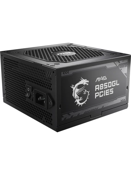 MSI MAG A850GL 850W 80+ Gold PCIe 5 Full Modüler 120mm Fanlı PSU ürün görseli 1