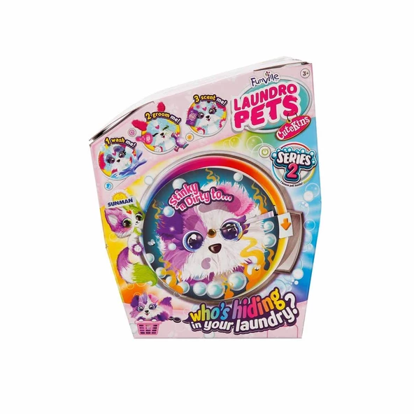 Cutekins Laundro Pets Sürpriz Peluş - Resim 3