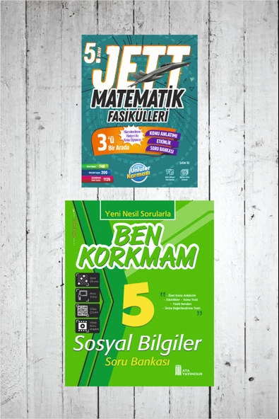 5.Sınıf Ünlüler Jett Matematik Fasikülü ürün görseli 1