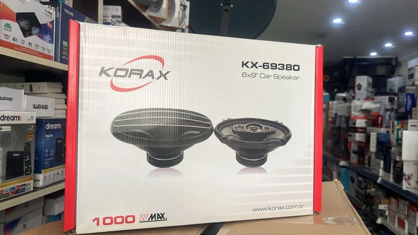 KORAX KX-69380 OTO OVAL HOPARLÖR 6X9 1000 WATT MAX ürün görseli 1