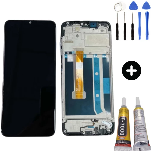 TE Oppo A15s Çıtalı HK Lcd Dokunmatik Ekran + Montaj Seti ürün görseli 1