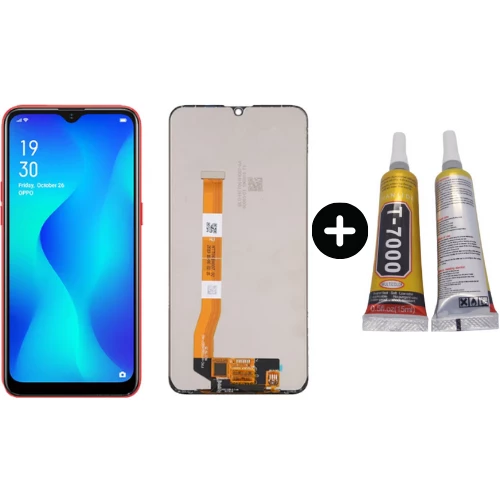 TE Oppo A1k A Kalite Lcd Dokunmatik Ekran + B7000 ürün görseli 1
