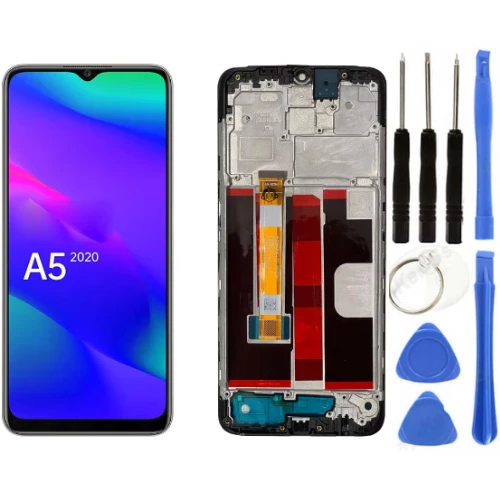 TE Oppo A5 2020 Çıtalı Lcd Dokunmatik Ekran + Tamir Seti ürün görseli 1