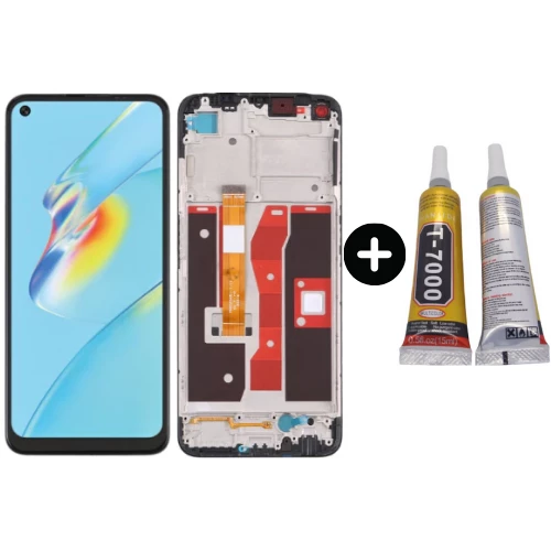TE Oppo A54 4G Çıtalı Servis Lcd Dokunmatik Ekran + B7000 ürün görseli 1