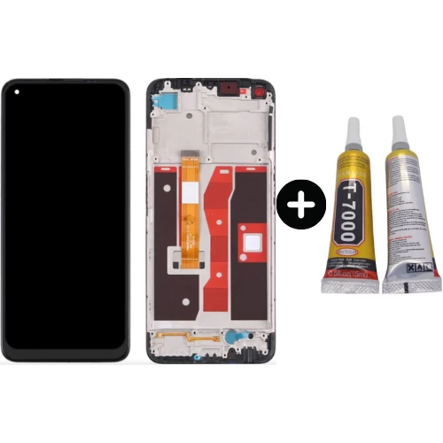 TE Oppo A55 4G Çıtalı A Kalite Lcd Dokunmatik Ekran + B7000 ürün görseli 1