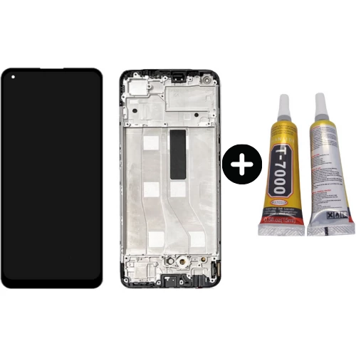 TE Oppo A74 Çıtalı HK Lcd Dokunmatik Ekran + B7000 ürün görseli 1