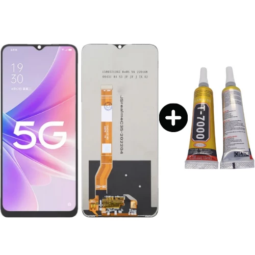 TE Oppo A58 5G Servis Lcd Dokunmatik Ekran + B7000 ürün görseli 1