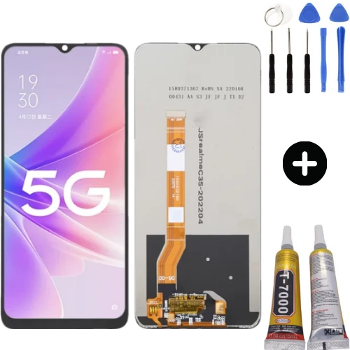 TE Oppo A58 5G A Kalite Lcd Dokunmatik Ekran + Montaj Seti ürün görseli 1