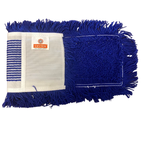 Ceytem Zincir Dikiş Orlon Mop Mavi 50 cm. ürün görseli 1