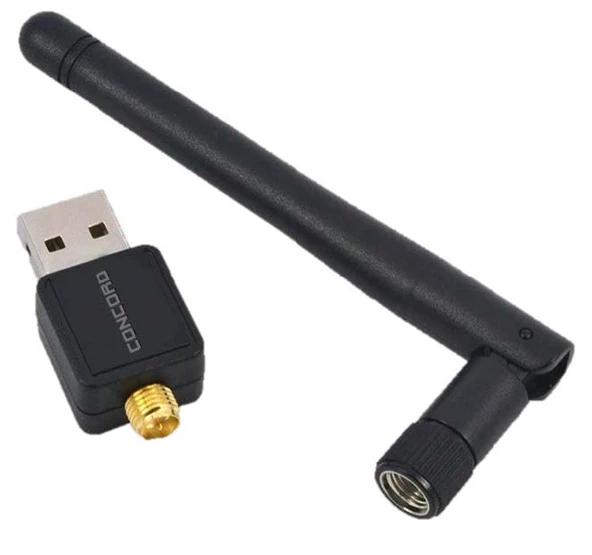 Antenli Wireless Adaptör 600 Mbps  2.0 Wifi 11n 802.11bgn Concord 802.INN ürün görseli 1