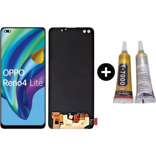 TE Oppo Reno 4 Lite Servis Lcd Dokunmatik Ekran + B7000 ürün görseli 1