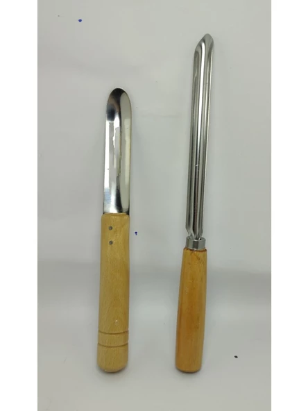 Hagiki (2 Li Set) Sebze Oyacağı Kabak Patlıcan Biber Oyacağı Uzun ve Kısa Oyacak (2 Li Set) ürün görseli 1