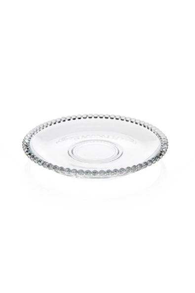 Perotti girona çay tabak - 6 lı boncuklu çay tabağı - Resim 3