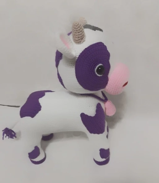 Milk İnek Amigurumi Organik Oyuncak ürün görseli 1