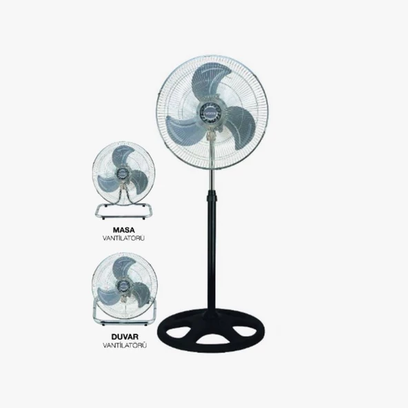 3 in 1 Sanayi Tipi Enwey Vantilatör 18" - Resim 5