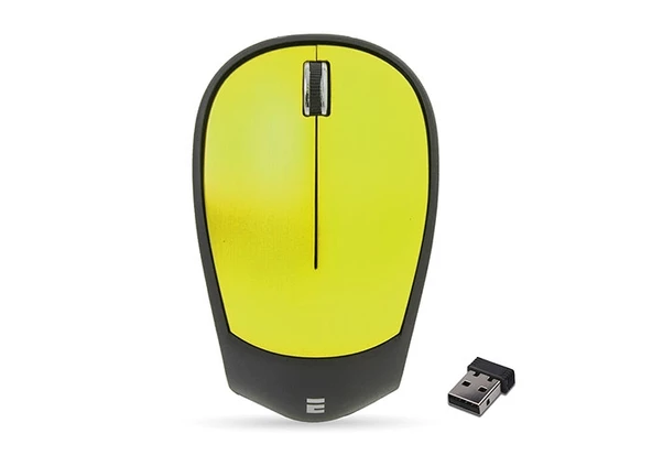 Mouse Kablosuz 3D Optik Süper Sessiz Alkalin Pilli Everest SM-340 Yeşil ürün görseli 1