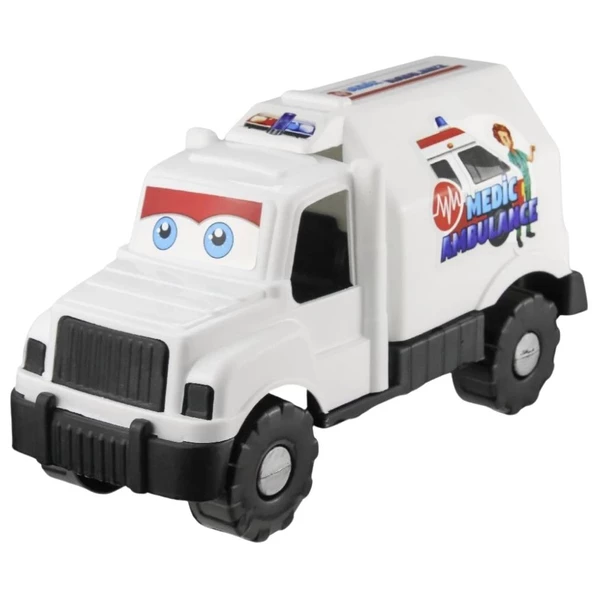 Ambulans Ekip Arabası - Plastik 27cm - KS-781 ürün görseli 1