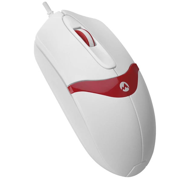 Mouse Optik 3D 1200 Dpi Everest Sm-220 Beyaz Kırmızı ürün görseli 1