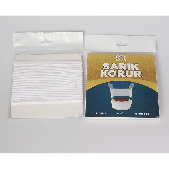 Sarık Şekillendirici - Sarık Korur Sarık Kılıfı Dalgalı Desenli ürün görseli 1