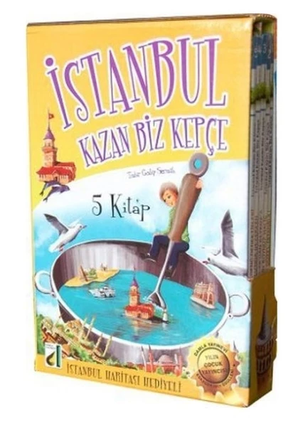 DAMLA İSTANBUL KAZAN BİZ KEPÇE 5 KİTAP ürün görseli 1