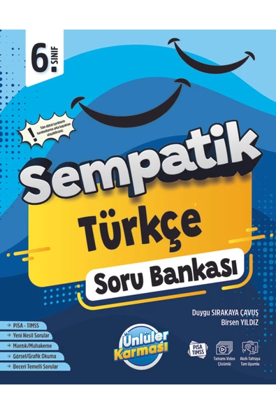 6.Sınıf Sempatik Türkçe Soru Bankası ürün görseli 1