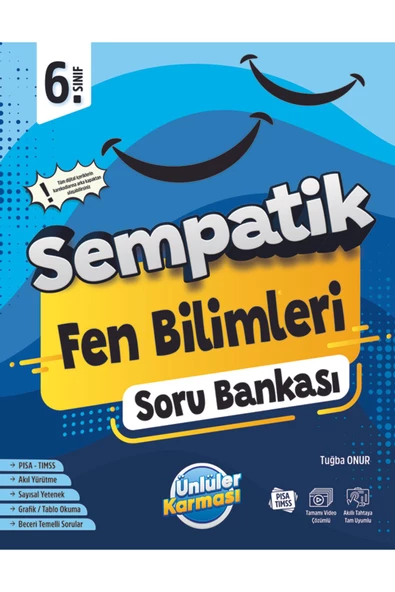 6. Sınıf Sempatik Fen Bilimleri Soru Bankası ürün görseli 1