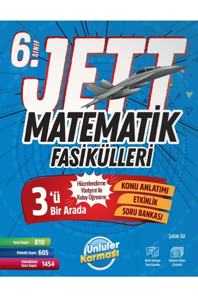 Ünlüler Karması 6.Sınıf Jett Matematik Fasikülleri ürün görseli 1