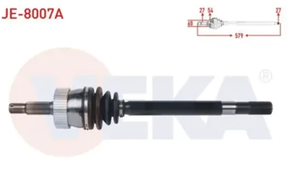 XJ ZJ ÖN SOL AKS KOMPLE ürün görseli 1
