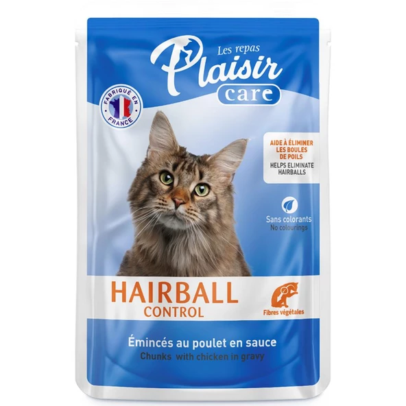 Plaisir Care 85Gr Pouch Hairball Control - Tüy yumağı Kontrol 1Adet Yaş Kedi Maması ürün görseli 1
