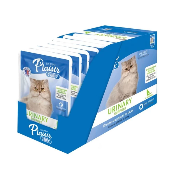 Plaisir Care 85Gr Pouch Urinary Support - Üriner Sistem Desteği 12Adet Yaş Kedi Maması ürün görseli 1