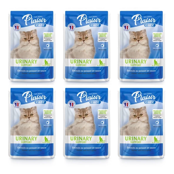 Plaisir Care 85Gr Pouch Urinary Support - Üriner Sistem Desteği 6Adet Yaş Kedi Maması ürün görseli 1