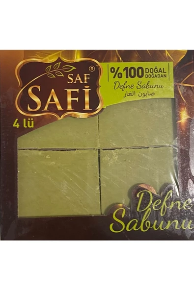 SAF SAFİ Saf Doğal Defne Sabunu 4'lü 600 gr ürün görseli 1