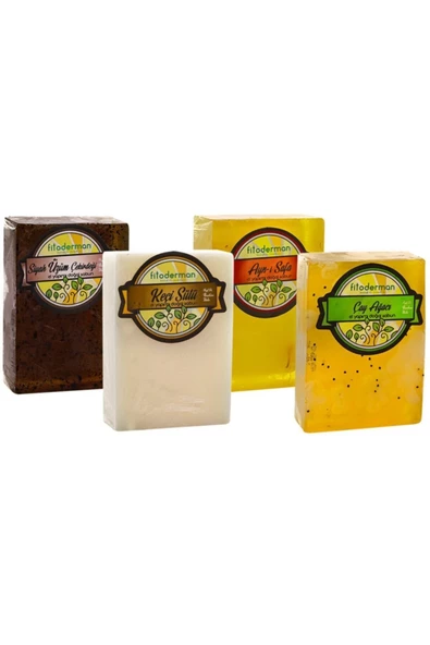 Fitoderman Doğal Canlandırıcı & Gözenek Sıkılaştırıcı Sabun Seti4 150 gr X 4 ürün görseli 1