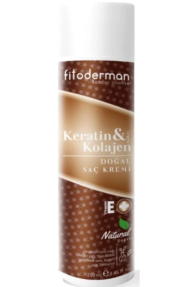 Fitoderman Doğal Keratin & Kolajen Katkılı Saç Bakım Kremi 250 ml ürün görseli 1
