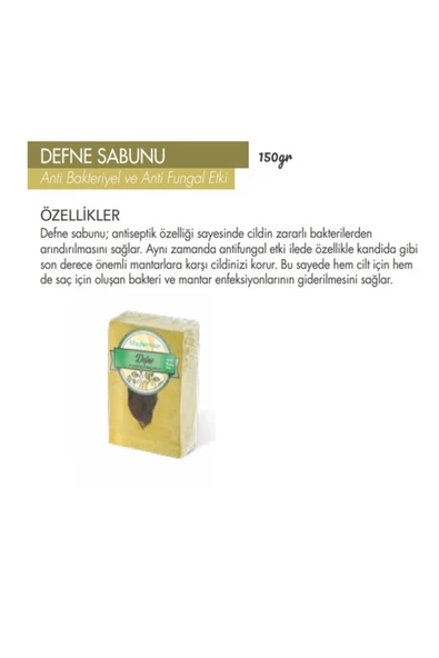 Fitoderman Saç Dökülme Önleyici & Saç Oluşumu Destekleyici Doğal Defne Bakım Sabunu 150 gr ürün görseli 1