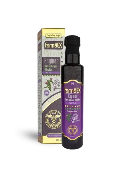 myfarmaex Farmaex Enginar Ekstraktı 250 Ml. Enginar Deve Dikeni Hindiba Sıvı Ekstresi Thistle Extract ürün görseli 1