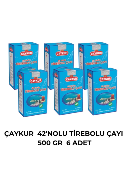 ÇAYKUR TİREBOLU ÇAYI 500 GR - 6 ADET ürün görseli 1
