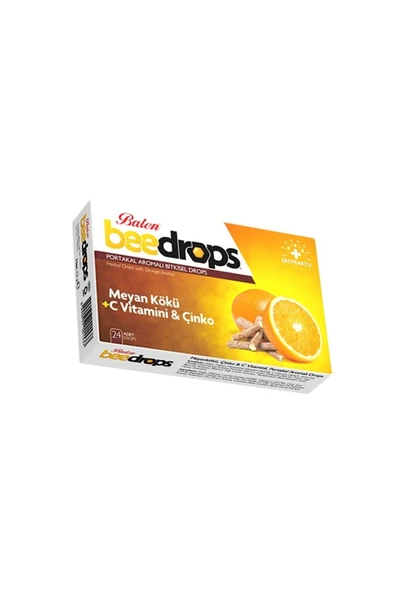 Balen Beedrops Meyan Kökü C Vit.-çinko Portakal Aromalı Drops ürün görseli 1
