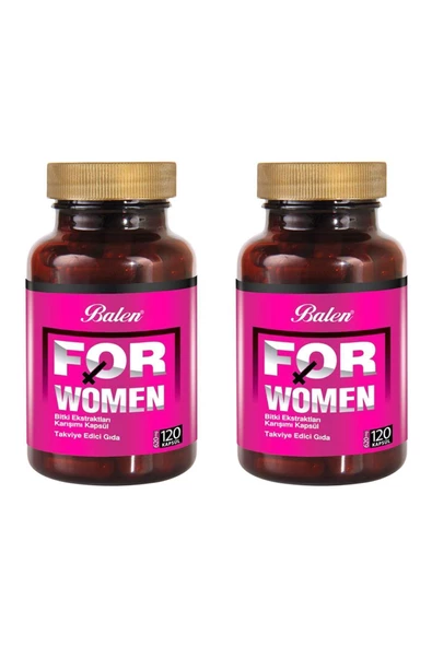 Balen For Women Bitki Karışımı 620 Mg 120 Kapsül X 2 Adet ürün görseli 1