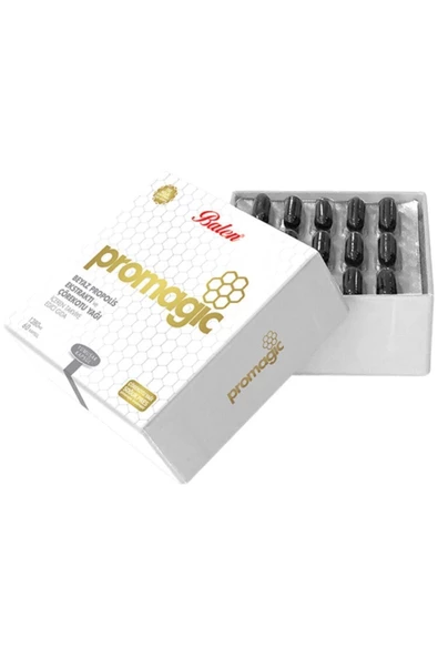 Balen Promagic Beyaz Propolis Ekstraktı Ve Çörekotu Yağı Kapsül 60 X 1380 mg ürün görseli 1