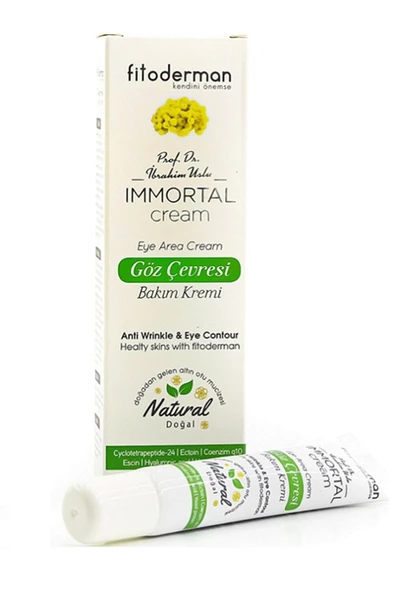 Fitoderman Immortal Morluk Ve Şişlik Azaltıcı, Nemlendirici, Kırışıklık Karşıtı Göz Çevresi Bakım Kremi 20 Ml ürün görseli 1